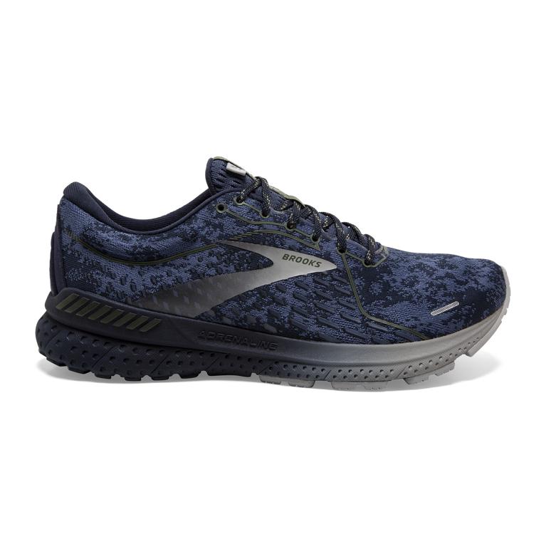 Brooks Mens Adrenaline Gts 21 Road Running Shoes - Oceana/Navy/Alloy (759248-GOI)